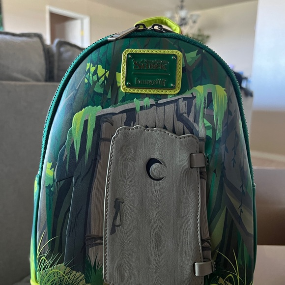 Loungefly Green Shrek Kids Backpack